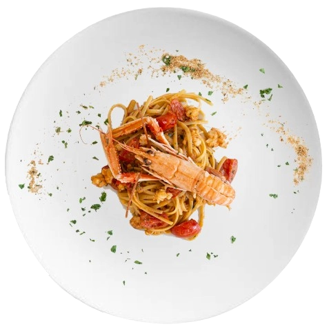 Fresh Adriatic Seafood Dish At Vila Barbaut Italian Restaurant, Kavaje Albania